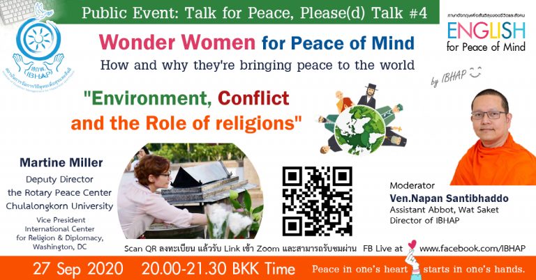 Environment, Conflict and the Role of religions