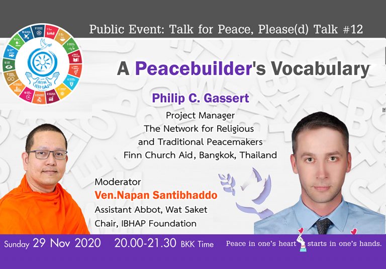 A Peacebuilder’s Vocabulary
